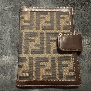 Authentic Fendi Zucca Agenda